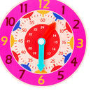 Children Montessori Wooden Clock Toys Early Preschool Teaching Aids for Child