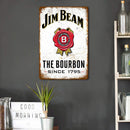 Weatherproof Retro Chic Letter Sign Iron Painting Wall Drawing Template (6)