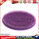 Bath Brush Silicone Massage Baby Skin Exfoliating Scrubbing Tool (Purple) Newly