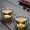 Double Wall Tea Cups Mini Glass Cup Espresso Coffee Cups Kungfu Teacup
