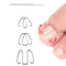 Easy To Use Pedicure Correct Multiple Front Hook Toenails Orthotics Rubber Band