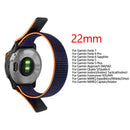Nylon Loop Strap for Garmin Fenix 7/6 Pro/5 Plus Watch Band (22mm Dark Blue