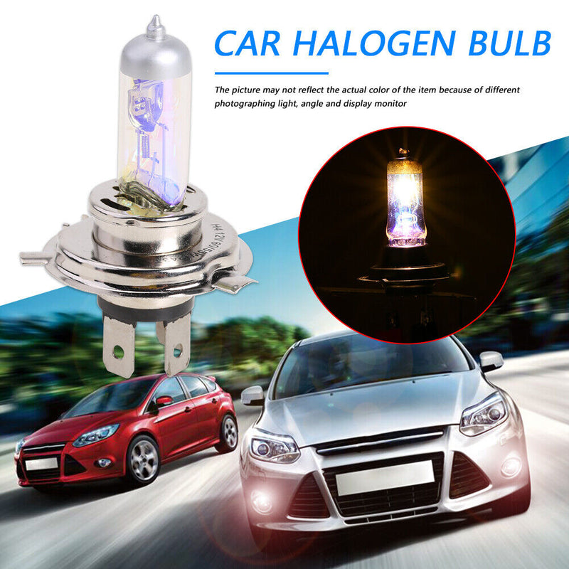 12V 3000K 60/55W H4 Halogen Car Light Bulb Automobile Headlight Fog Light Bulb