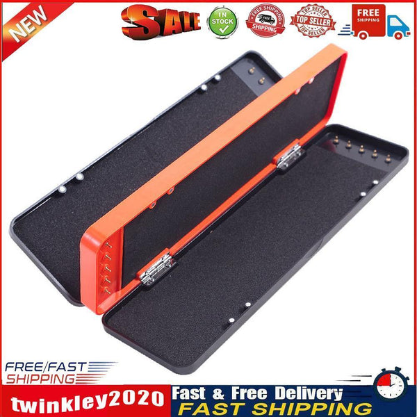 Fishing Rig Hook Tackle Box Fishing Gear Tool Storage Case (Black 32cm) Newly