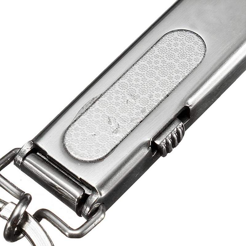 EDC Foldable Ultra-thin Keyring Trimmer Cutter Nail Clipper Stainless Steel