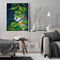 Hand Painted Oil Paint by Numbers DIY Cute Leopard Drawing Wall Decoration Gift