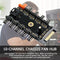 10 Ports Cooling Fan HUB SATA Power Cooler Splitter Extension Adapter
