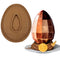 Diamond Half Egg Chocolate Molds Mousse Mould Easter Egg Silicone Mold