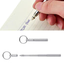 1pcs Metal Key Ring Steel Telescopic Pen Portable 67mm P0P7 E6B4