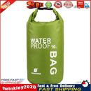 Swimming Bag Waterproof Dry Sack Storage Trekking Boat Phone Pouch (Green) Newly