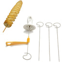 Potato Twister Tornado Slicer Spiral Chips Maker Manual Vegetable Cutter Machine