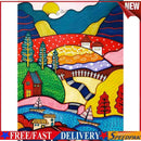 5D Diamond Painting DIY Cartoon House Full Round Diamond Mosaic Art