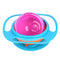 6pcs Silicone Baby Feeding Anti Slip Plates for Food Kids Tableware (Orange
