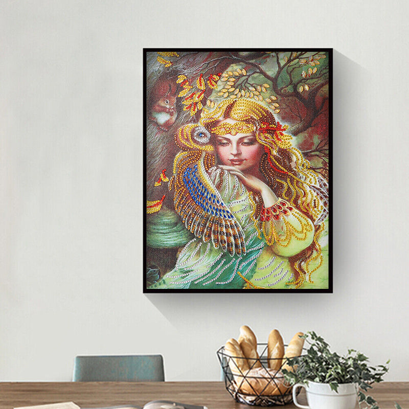 Diamond Painting Fairy Tale Girl Partial Special Rhinestone Picture HYX010