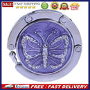 Portable Metal Foldable Bag Purse Hook Hanger Handbag Holder Butterfly(1)
