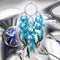 Blue Dream Catcher Net with Feathers Wall Hanging Decoration Ornament Home Car De