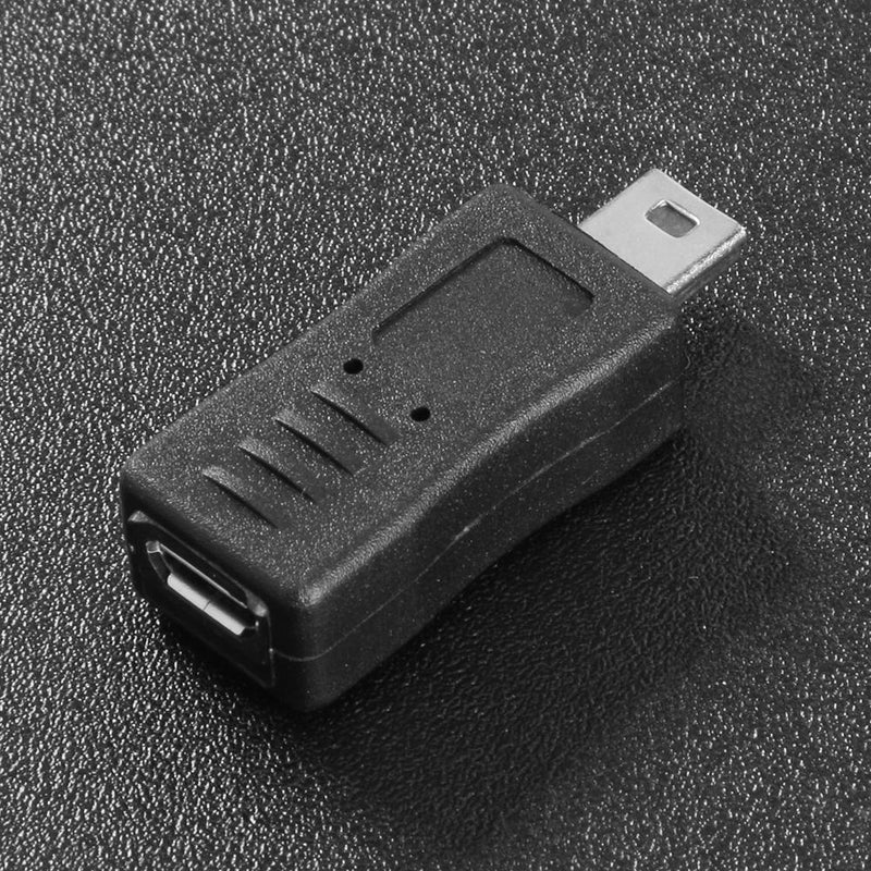 Homever Mini USB 5Pin Male to Micro USB Female T Shape V3 to V8 Adapter Convert