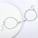 Charm Valentine's Day Jewelry Lover Chain Couples Bracelets Heart Bracelet