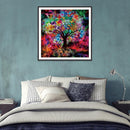 5D DIY Full Drill Diamond Painting Colorful Tree Cross Stitch Mosaic Kits D
