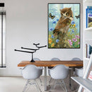5D DIY Full Drill Diamond Painting Flower Owl Cross Stitch Embroidery Home