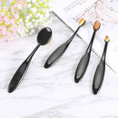 5PCS Beauty Toothbrush Shaped Foundation Energy Makeup Nylon Puff Brushes W