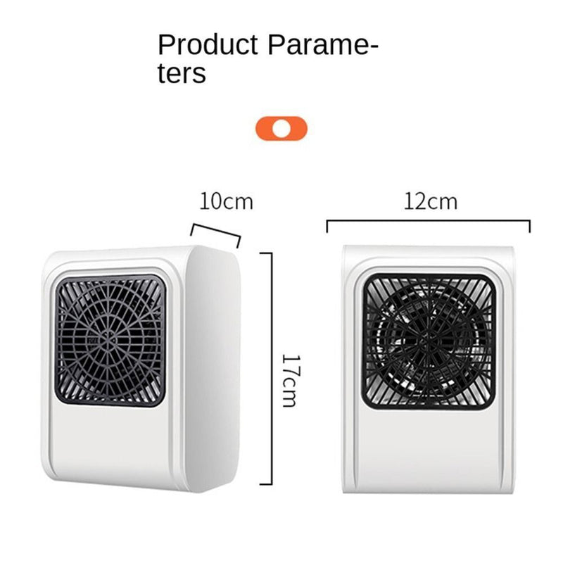 Warmer Home Office Room Desktop Fan Fast Heating Mini Heater Electric Heater