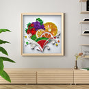 DIY Fruit Love Drawing Part Special Shape Diamond Mosaic Painting Kit Room Decor