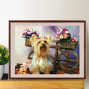 DIY Diamond Painting Kits Full Round Drill Yorkshire Terrier Crafts Home De