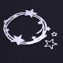 3pcs Metal Circle Punching Molds Stars Carbon Steel Stencil for Cutting Walls