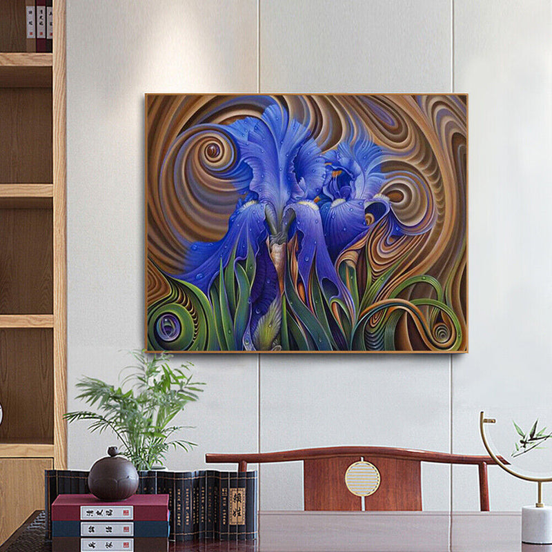 5D Diamond Painting DIY Abstract Flower Full Round Drill Home Decoration Gift