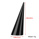 Transparent Cone-Shape Black Ring Holder Display Ring Stand Jewelry Holder