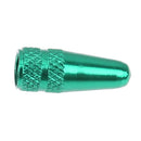 5pcs Bicycle Presta High Aluminium Pressure Valve Caps Dust Covers (Green) Newly