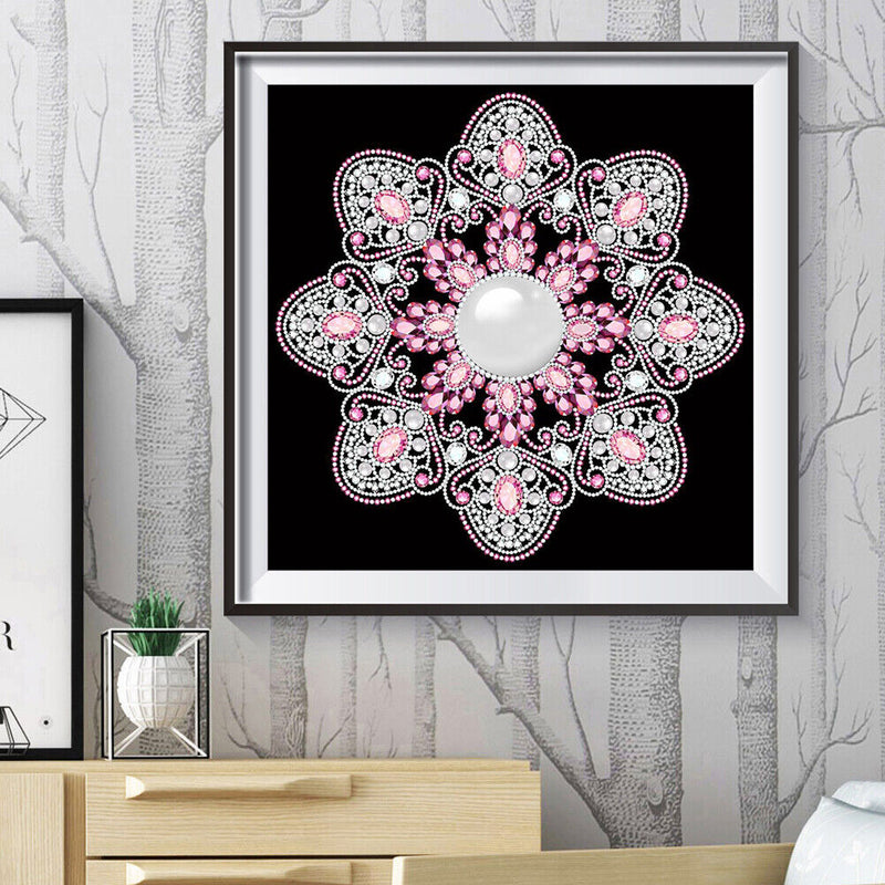 Part Special-Shaped Drill Rhinestone Diamond Painting Datura Handwork Home Decor
