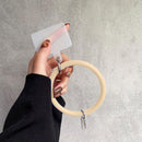 Hanging Ring Phone Silicone Chain Anti-Lost Lanyard Bracelet Strap Keychains