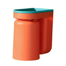 Toothbrush Holder Wall Mounted Adhesive Toothpaste Stand for Shower (Blue)