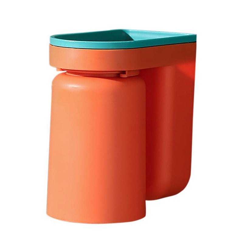 Toothbrush Holder Wall Mounted Adhesive Toothpaste Stand for Shower (Blue)