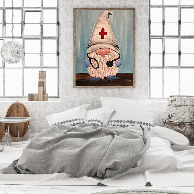 DIY Digital Picture Goblin Nurse Oil Painting By Numbers Kit Acrylic Handicraft