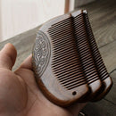 Comb Mustache Hair Brush Wooden Hair Comb Beard Care Hair Styling Scalp Massage