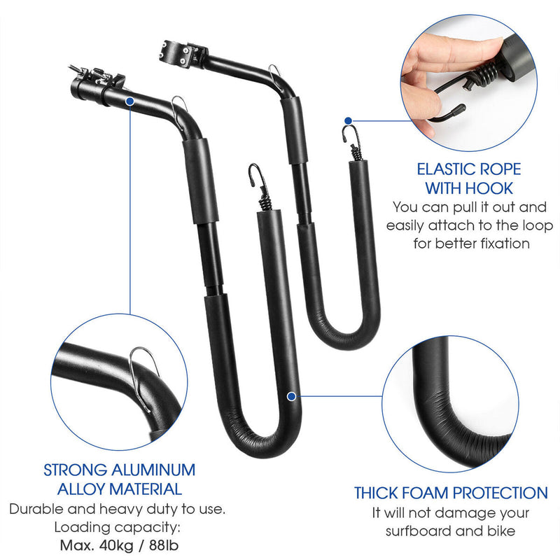 Surfboard Rack Holder Hooks - Standup Paddleboard & Surfboard Storage Rack