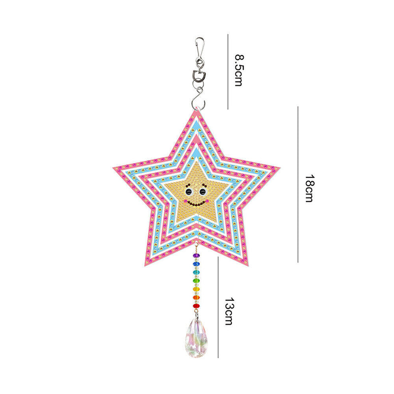 DIY Diamond Painting Double-sided Hanging Rotatable Wind Chime (GSP206)