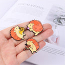 Cute Lapel Pin Violin Hedgehog DIY Decoration Cartoon Brooch Badge Enamel Pin