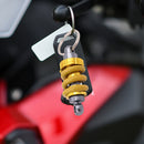 Motorcycle Shock Absorber Key Ring Pendant Motorbike Keychain Ornament Access