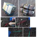 6pcs Portable Elastic Tent Bungees Fixing Rope Clothesline Camping Bungee Cords