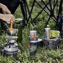 Long Gas Canister Cover Camp Fuel Cylinder Tank Case (Jungle Camouflage) Newly