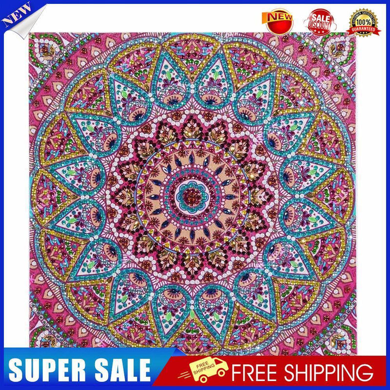 5D DIY Special Shaped Diamond Painting Color Flower Cross Stitch Embroidery