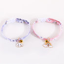Pet Supplies Bell Pendant Dog Collar Kitten Necklace Rainbow Cat Collars