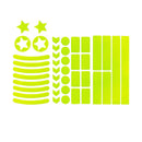Reflective Stickers 42pcs Waterproof Reflector Decals (Fluorescent Yellow) Newly
