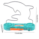 Maze Game Collision Electric Shock Bump Maze Game (Dolphin Mint Green)