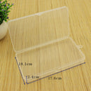 Transparent Plastic Storage Box Square Jewelry Parts Multi Functional Case Newly