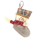 Christmas Socks Cute Children Candy Gifts Bag Home Party Decor(Snowman)